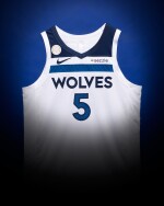 Anthony Edwards Minnesota Timberwolves 2025-2026 NBA Tip-Off Game Worn Association Edition Jersey | Special Edition 'All-NBA Second Team' Trophy Patch | 41 Points | Franchise Record for Most Points in a Season Opener