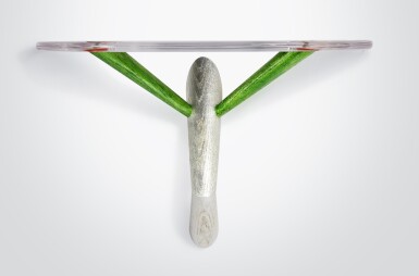 View full screen - View 1 of Lot 118. Unique Bedroom Console Table.