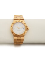 Gold 'Diagono' Wristwatch