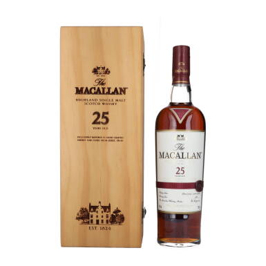 View full screen - View 1 of Lot 5019. The Macallan 25 Year Old Sherry Oak 43.0 abv NV (1 BT70).