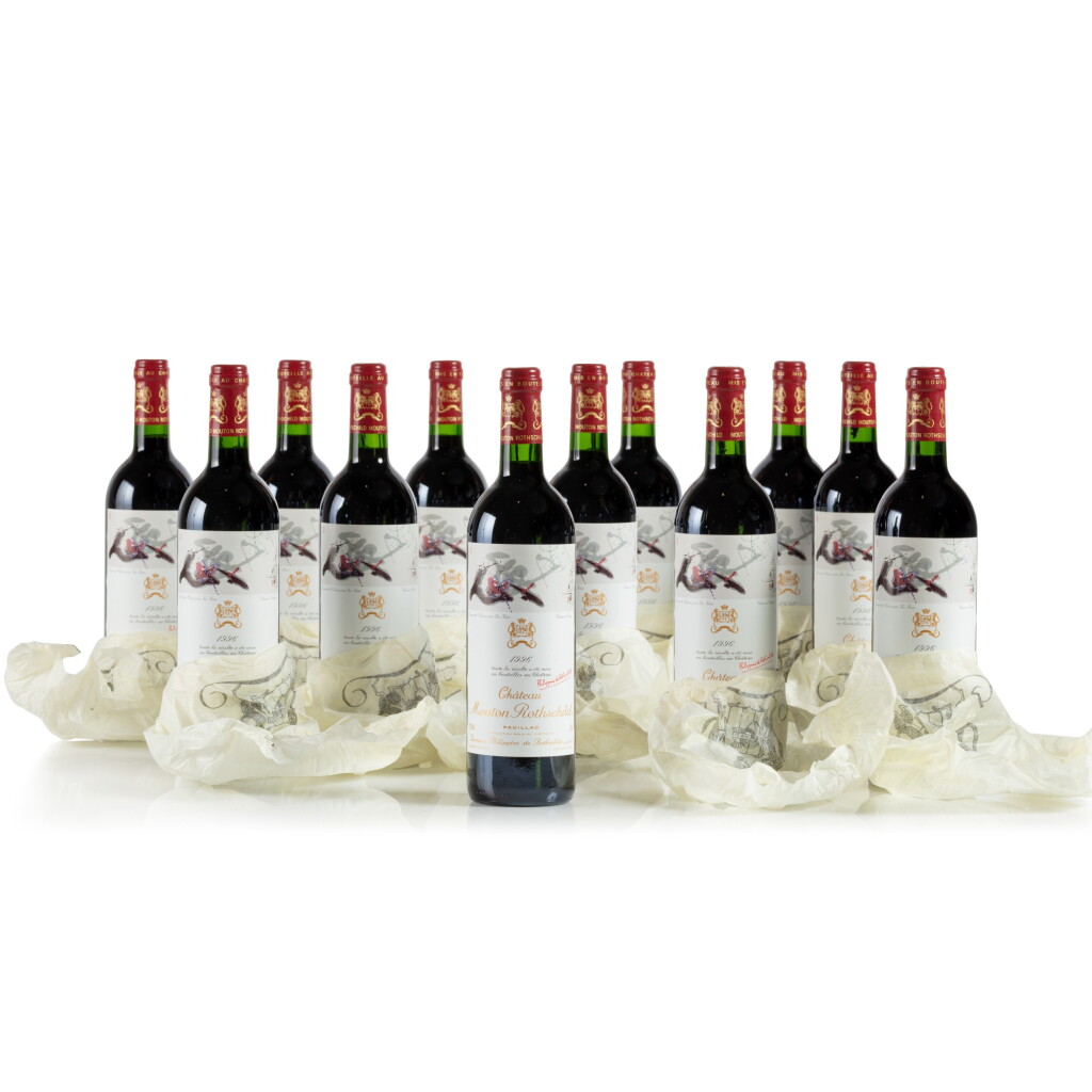 View full screen - View 1 of Lot 211. Château Mouton Rothschild 1996 (12 BT).