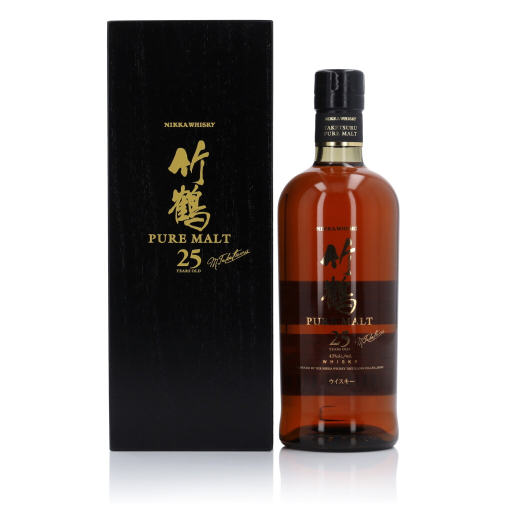 View full screen - View 1 of Lot 542. Nikka Taketsuru Pure Malt 25 Year Old 43.0 abv NV (1 Bottle 70cl).