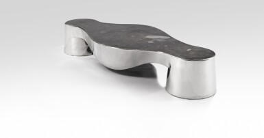 View full screen - View 1 of Lot 110. Table basse Two legs and a table .