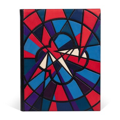 View full screen - View 1 of Lot 98. Passion. 1939. Ex. de tête avec suite en noir signée, dans une somptueuse reliure de Creuzevault.