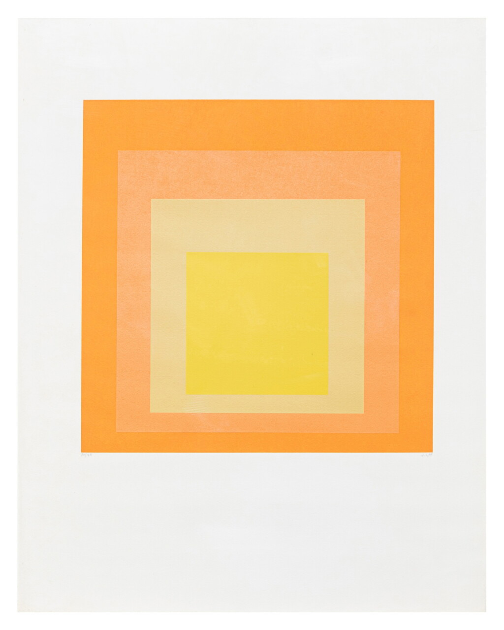 View full screen - View 1 of Lot 36. Untitled, from Homage to the Square.