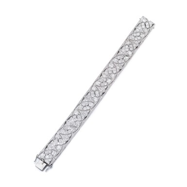 View full screen - View 1 of Lot 71. Bracelet diamants | Diamond bracelet.