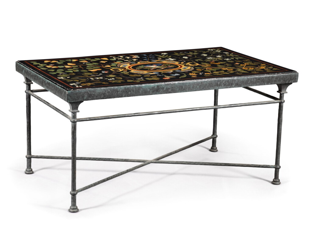 View full screen - View 1 of Lot 34. An Italian scagliola table top, Florence, second half 19th century.