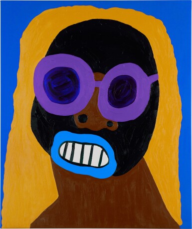 View full screen - View 1 of Lot 63. Purple Sunglass 1.