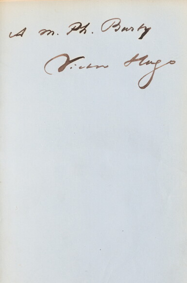 View full screen - View 1 of Lot 87. Les Travailleurs de la mer. Paris, 1866. Édition originale parisienne. Exemplaire de l'écrivain et critique d'art Philippe Burty..