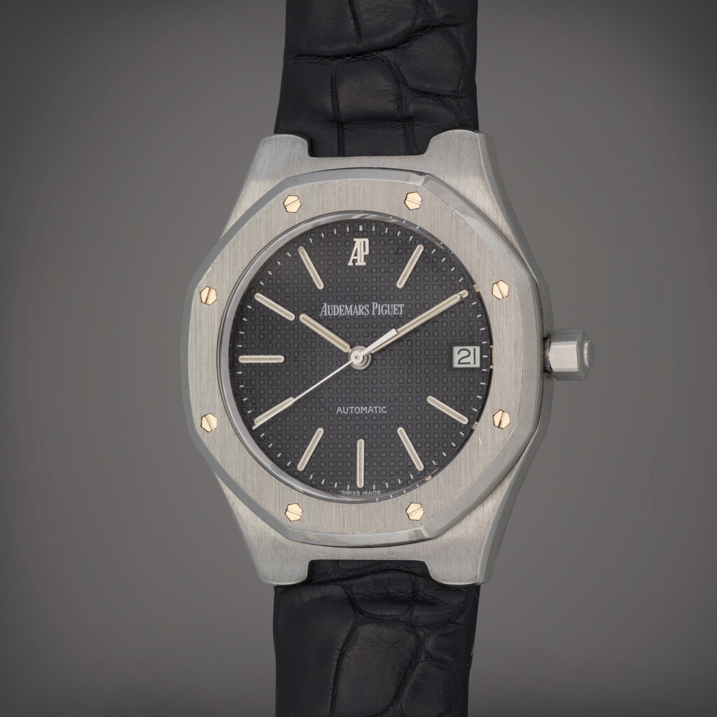 View full screen - View 1 of Lot 106. Royal Oak '20th Anniversary Edition', Reference 14800ST | A limited edition stainless steel wristwatch with date | Circa 1992 .
