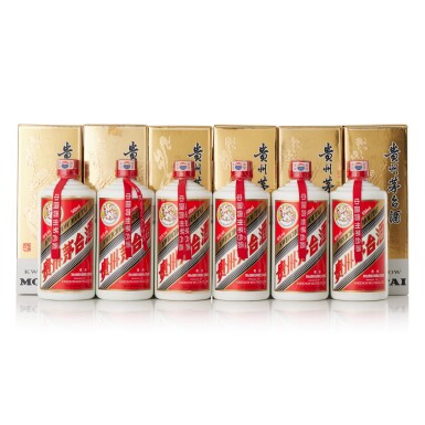 View full screen - View 1 of Lot 3705. 2008年產 "飛天牌"貴州茅台酒 Kweichow Flying Fairy Moutai 2008 (12 BT50).