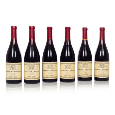 View full screen - View 1 of Lot 532. Griotte Chambertin 2007 Louis Jadot (6 BT).