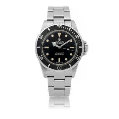View full screen - View 1 of Lot 142. ROLEX | SUBMARINER, REF 5513 STAINLESS STEEL WRISTWATCH WITH BRACELET CIRCA 1988.