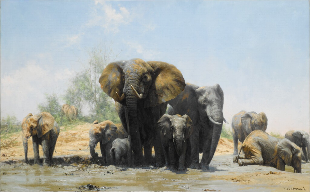 View full screen - View 1 of Lot 61. DAVID SHEPHERD | THE MUD BATH.