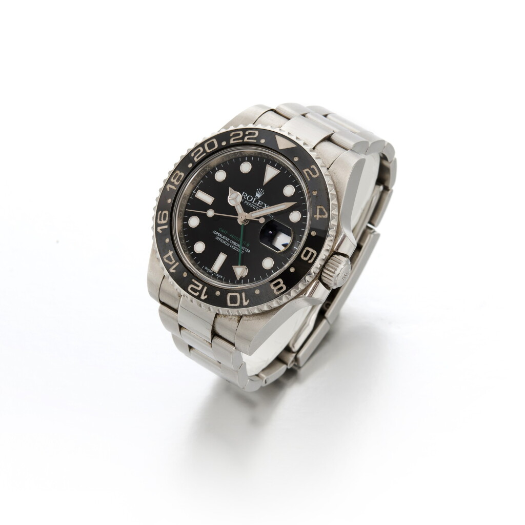 Voir en plein écran - Voir 1 du lot 260. GMT-Master II, Ref. 116710LN | Stainless steel dual time zone wristwatch with date and bracelet | Circa 2014.