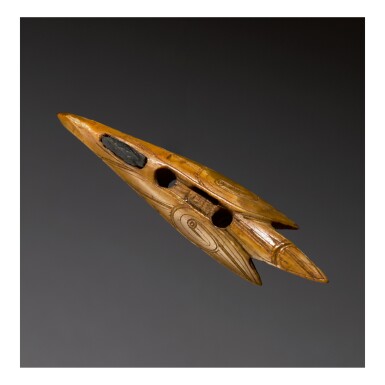 View full screen - View 1 of Lot 218. HARPOON HEAD OLD BERING SEA II OR OLD BERING SEA III, CIRCA AD 400-800.