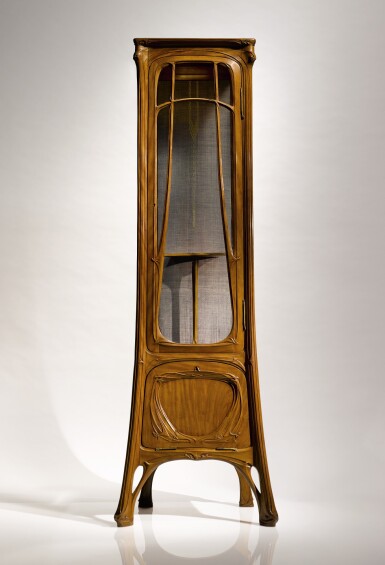 View full screen - View 1 of Lot 207. HECTOR GUIMARD | AN IMPORTANT VITRINE.