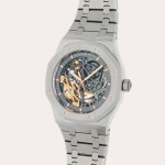 Royal Oak, Reference 15407ST.OO.1220ST.01 | A stainless steel skeletonized wristwatch with double balance wheel and bracelet | Circa 2019
