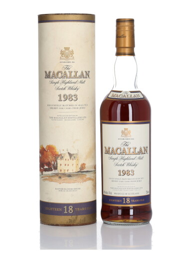 View full screen - View 1 of Lot 14. The Macallan 18 Year Old 43.0 abv 1983 (1 Bottle 75cl).