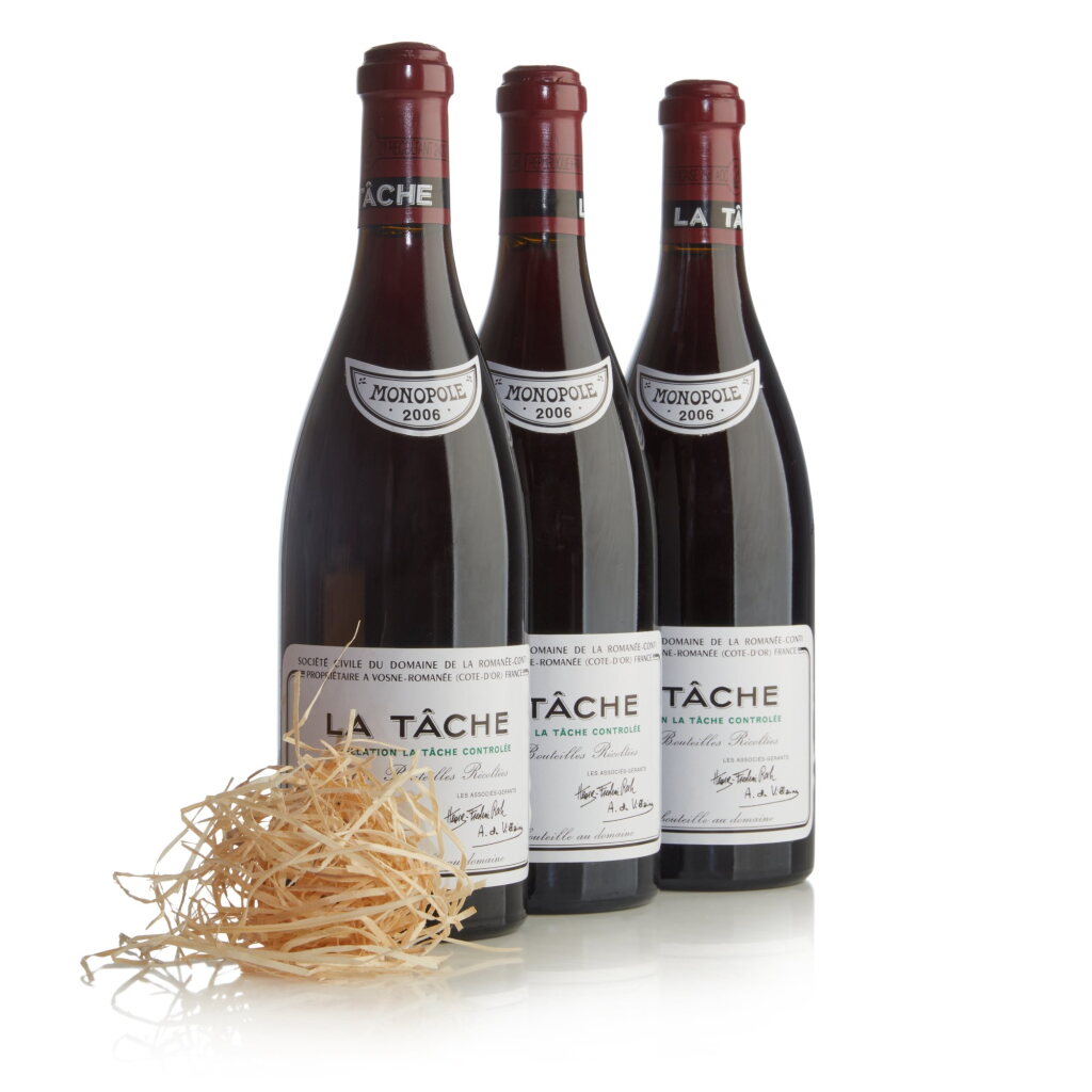 View full screen - View 1 of Lot 255. La Tâche 2006 Domaine de la Romanée-Conti (3 BT).