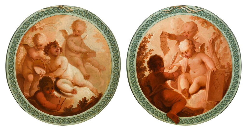 View full screen - View 1 of Lot 173. An Allegory of the Arts; An Allegory of Learning.