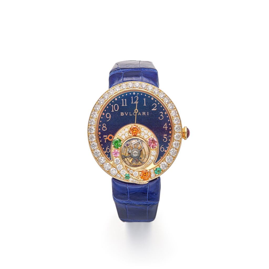 View full screen - View 1 of Lot 336. 'Berries' Gem Set and Diamond Watch | 寶格麗 | 'Berries' 寶石 配 鑽石 腕錶.