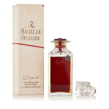 View full screen - View 1 of Lot 9286. The Macallan 25 Year Old Tudor Crystal Decanter 43.0 abv NV (1 BT75).