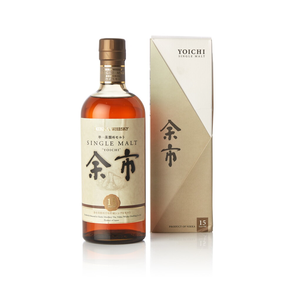 View full screen - View 1 of Lot 5054. 余市 Nikka Yoichi 15 Year Old Single Malt Whisky 45.0 abv NV (1 BT70).
