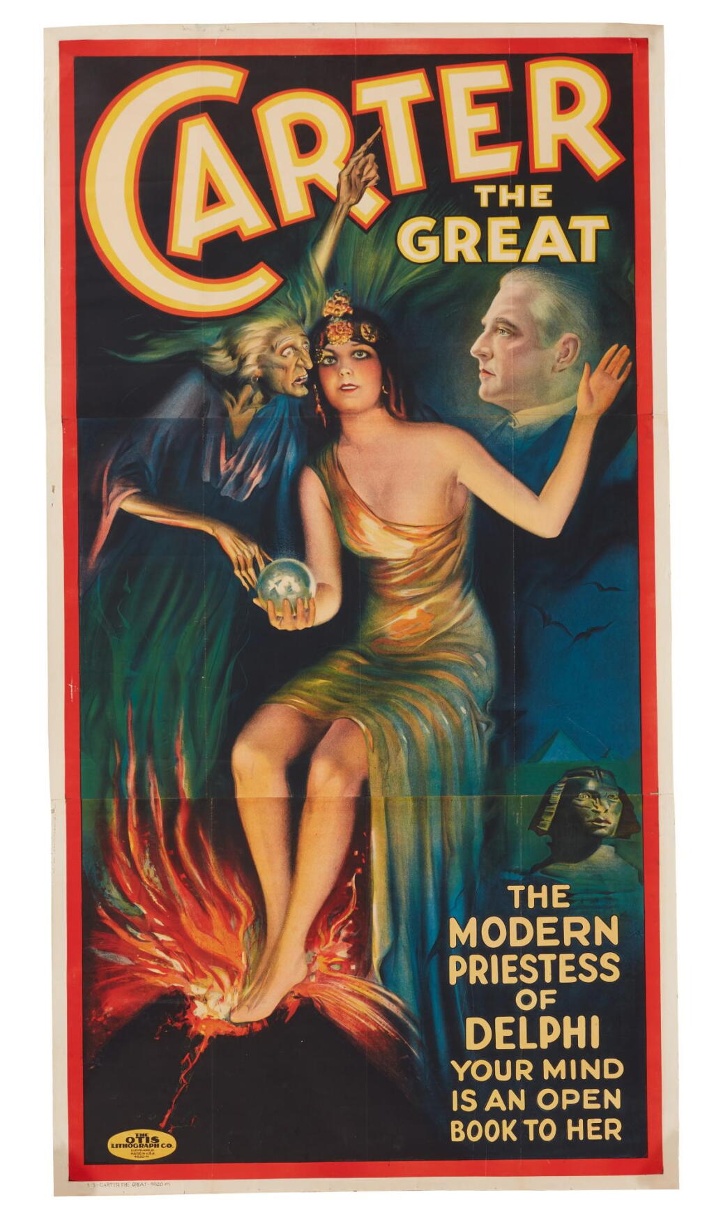 View full screen - View 1 of Lot 145. Carter, Charles Joseph | Your mind is an open book to the Modern Priestess of Delphi.