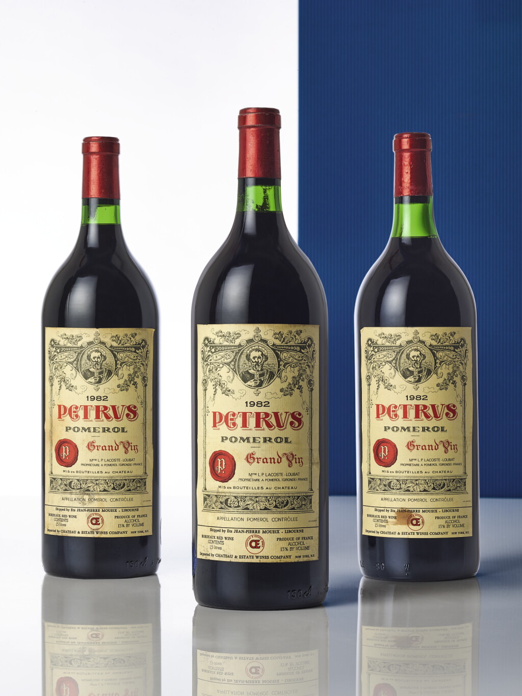 View full screen - View 1 of Lot 8027. Petrus 1982 (3 MAG).