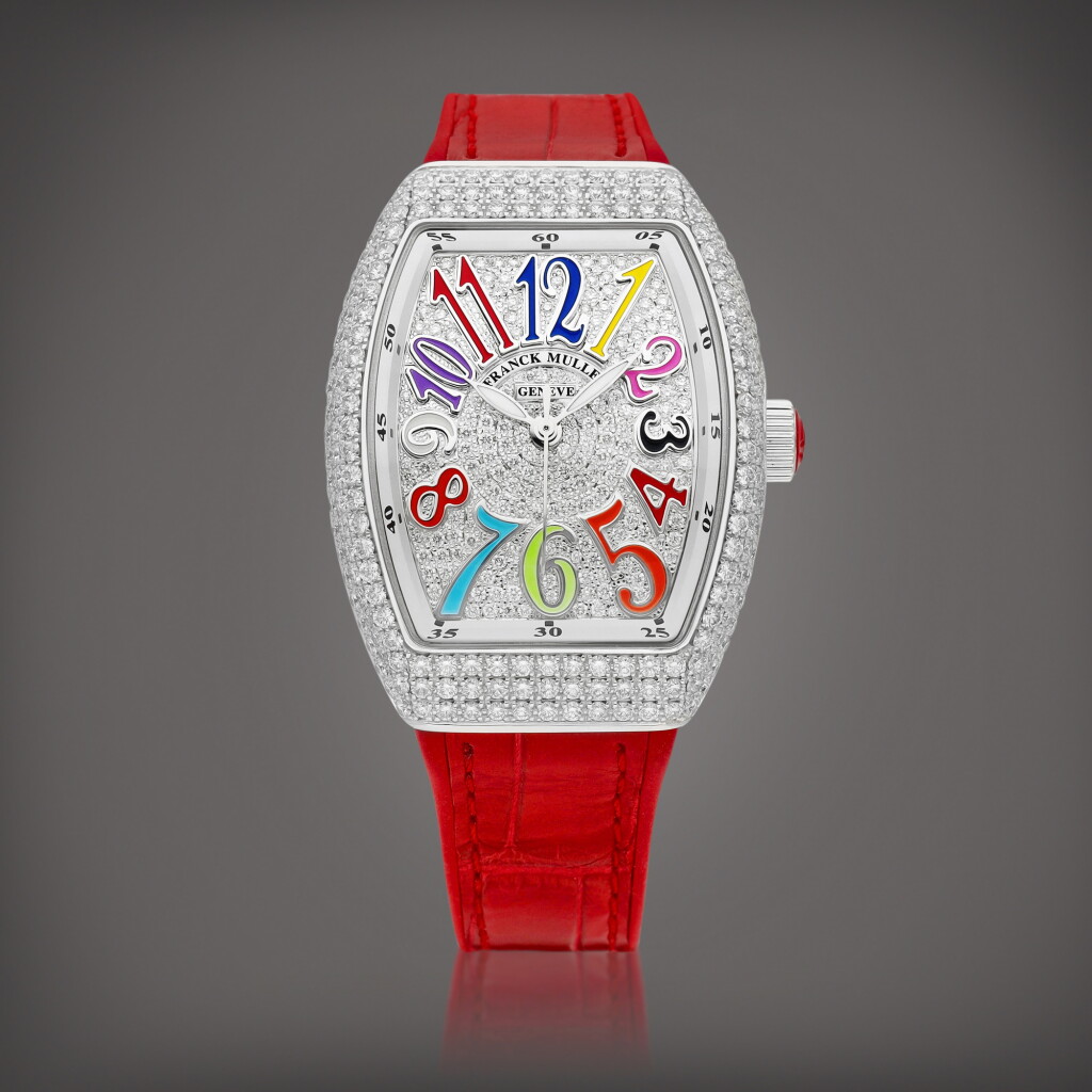 View full screen - View 1 of Lot 8764. Vanguard, Reference V 32 SC AT FO D CD | A white gold and diamond-set wristwatch, Circa 2022 | Vanguard 型號V 32 SC AT FO D CD | 白金鑲鑽石腕錶,約2022年製.