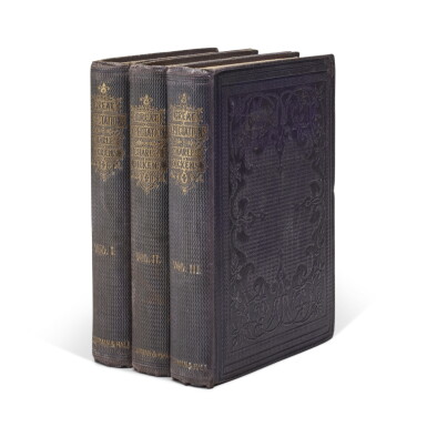 View full screen - View 1 of Lot 1021. Dickens, Charles | An unrestored first issue of Great Expectations and a rare survival thus.