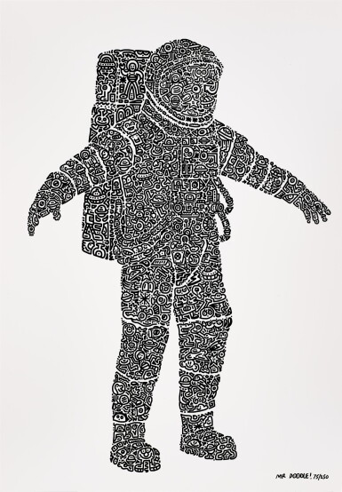 View full screen - View 1 of Lot 80. Astrodoodle | 太空人塗鴉.