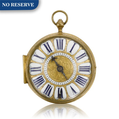 View full screen - View 1 of Lot 64. Gilt Metal Oignon Verge Watch, Circa 1700.