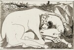 PABLO PICASSO | FROM SUEÑO Y MENTIRA DE FRANCO (PLANCHE II) (SEE B. 298; BA. 616)