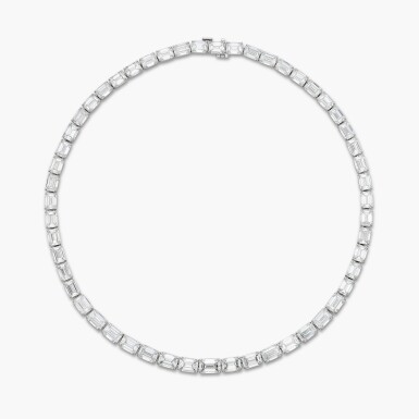View full screen - View 1 of Lot 5. Diamond Necklace.