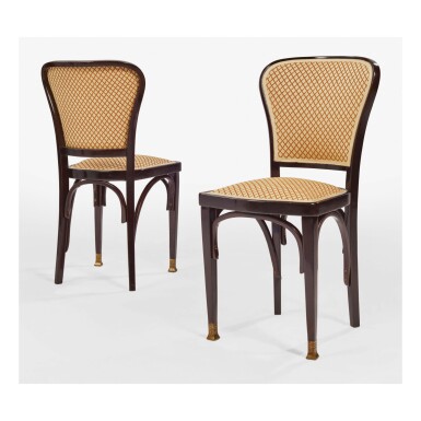 View full screen - View 1 of Lot 72. GUSTAV SIEGEL | PAIR OF CHAIRS, MODEL NO. 717.