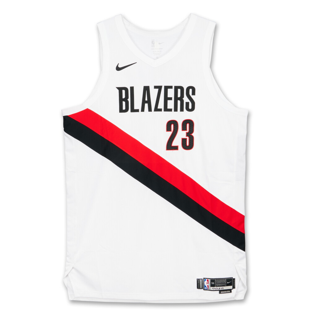 View full screen - View 1 of Lot 64. Donovan Clingan Portland Trail Blazers 2026 NBA Playoffs Western Conference Round 1 Game Worn Association Edition Jersey | Game 1 | Playoff Debut .