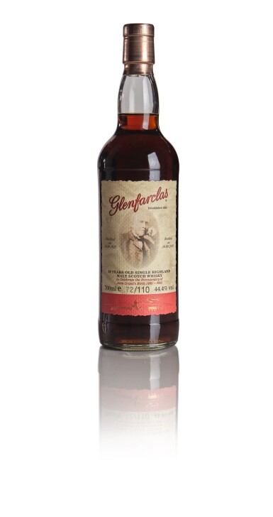 View full screen - View 1 of Lot 251. GLENFARCLAS JOHN GRANT’S BICENTENARY 1805 TO 2005 50 YEAR OLD 44.4 ABV 1955 .