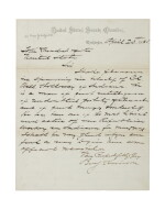 BENJAMIN HARRISON | Senator Harrison recommending Col. William Holloway to President Garfield, and asking that he be given official recognition