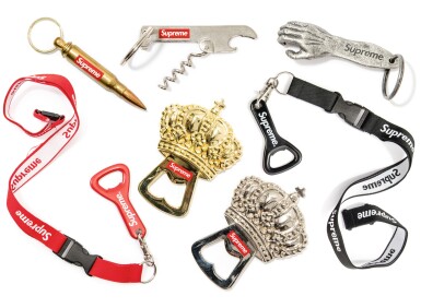 View full screen - View 1 of Lot 83. A GROUP OF 10 SUPREME DRINKING ACCESSORIES.