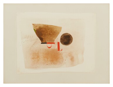 View full screen - View 1 of Lot 522. JULIUS BISSIER | UNTITLED.