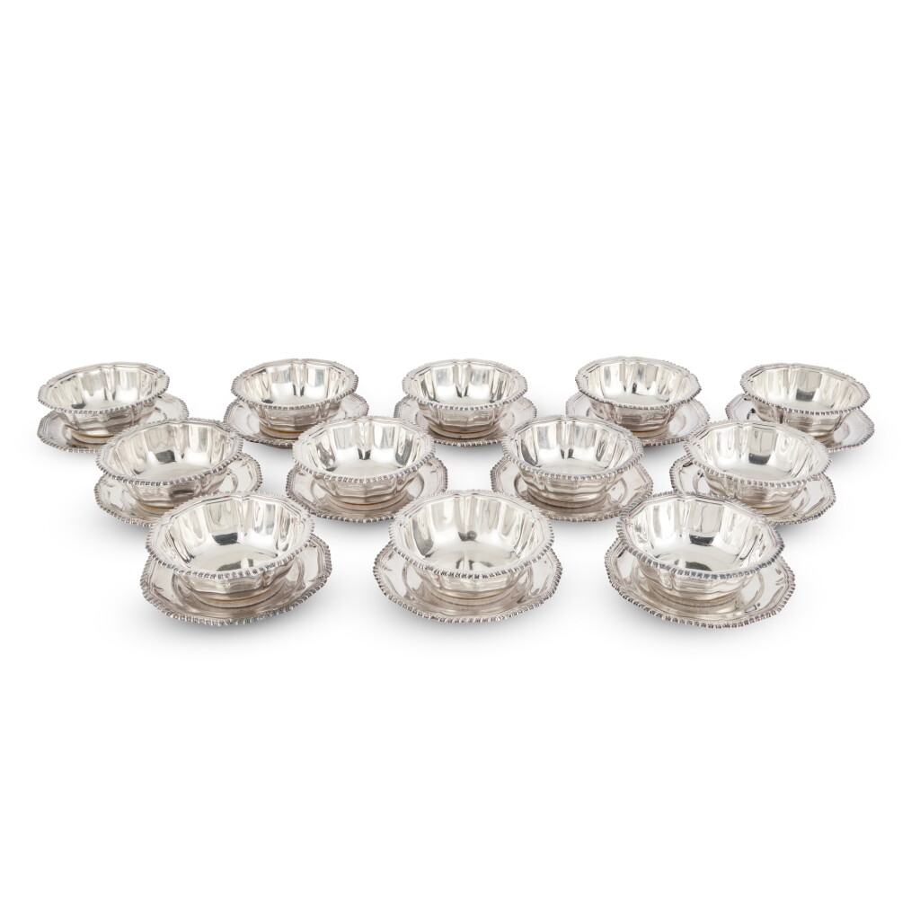 View full screen - View 1 of Lot 48. An English Silver Table Service, Roberts & Belk, Sheffield, Retailed by Garrard & Co., London, 1977 / 1982.