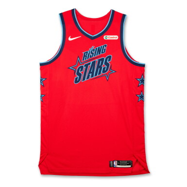 View full screen - View 1 of Lot 6. Derik Queen 2025-2026 Game Worn ‘Rising Stars’ Jersey.