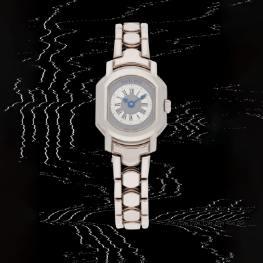 View full screen - View 1 of Lot 4. A white gold wristwatch | Circa 1990.