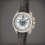 Calibre de Cartier Central Chronograph, Reference 3243 | A white gold chronograph wristwatch | Circa 2010