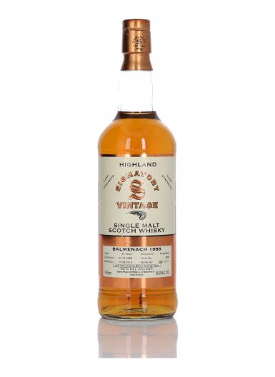 View full screen - View 1 of Lot 46. Balmenach Signatory Vintage 25 Year Old 56.3 abv 1988 (1 Bottle 75cl).