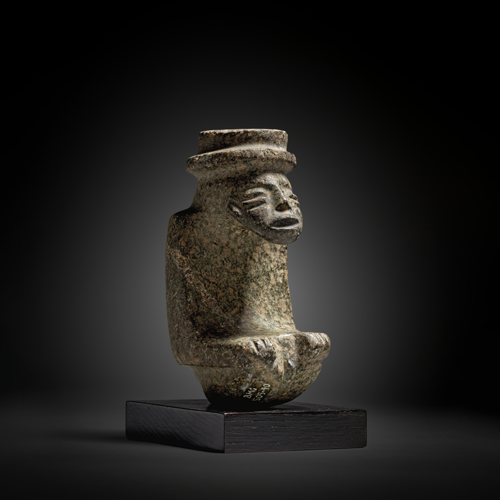 View full screen - View 1 of Lot 8. Chontal Seated Figure.