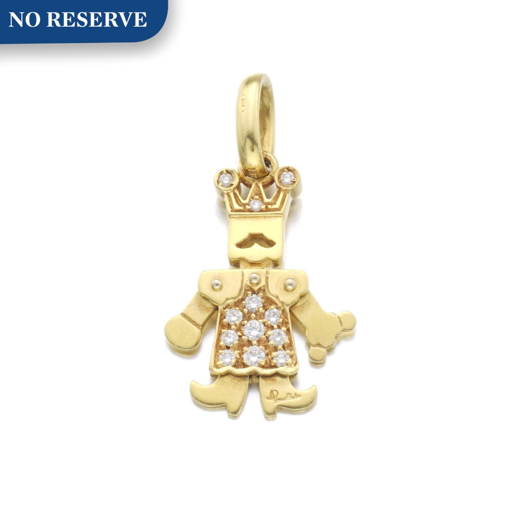View full screen - View 1 of Lot 517. POMELLATO | GOLD AND DIAMOND PENDANT.