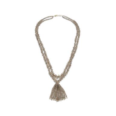 View full screen - View 1 of Lot 859. Coloured diamond sautoir.